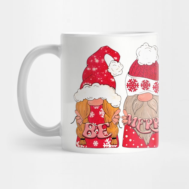 Be Merry Christmas Gnomes by Designs by Ira